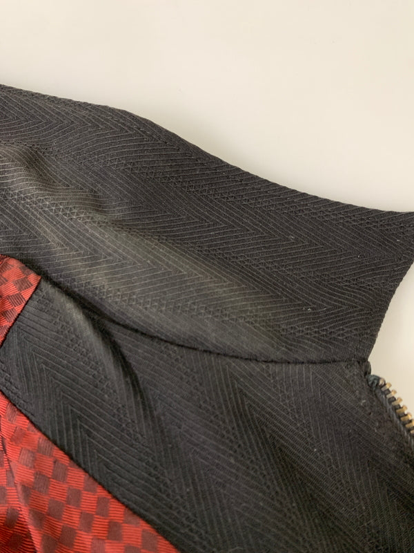 【中古品】【メンズ】 R.J.B アールジェイビー WORK JACKET ワークジャケット メンズ アウター ジップアップ 刺繍 145-260720-em-53-min サイズ：38 カラー：ブラック 万代Net店