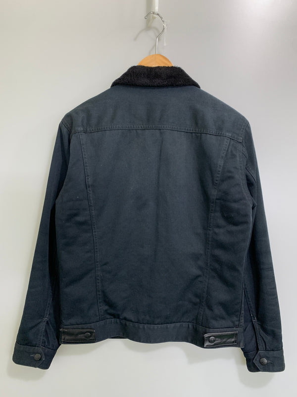 【中古品】【メンズ】 R.J.B アールジェイビー コットンツイル ボア ジャケット メンズ アウター ボタンダウン 145-260720-em-54-min サイズ：38 カラー：ブラック 万代Net店
