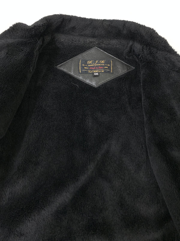 【中古品】【メンズ】 R.J.B アールジェイビー コットンツイル ボア ジャケット メンズ アウター ボタンダウン 145-260720-em-54-min サイズ：38 カラー：ブラック 万代Net店
