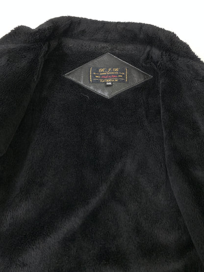 【中古品】【メンズ】 R.J.B アールジェイビー コットンツイル ボア ジャケット メンズ アウター ボタンダウン 145-260720-em-54-min サイズ：38 カラー：ブラック 万代Net店