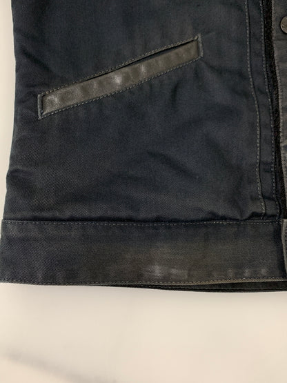 【中古品】【メンズ】 R.J.B アールジェイビー コットンツイル ボア ジャケット メンズ アウター ボタンダウン 145-260720-em-54-min サイズ：38 カラー：ブラック 万代Net店