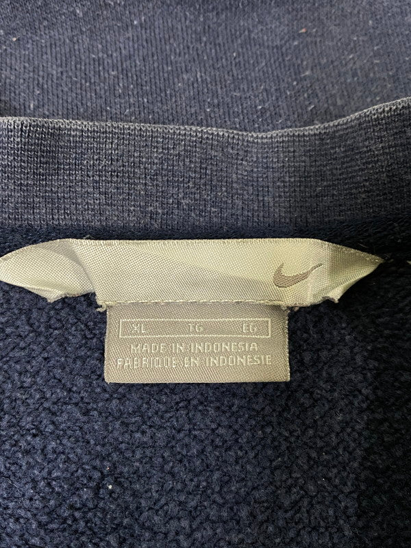 【現状渡し品】【メンズ】 NIKE ナイキ 00S LS SWEAT SHIRT スウェットシャツ 146-260721-zi-02-min サイズ：XL カラー：ネイビー 万代Net店