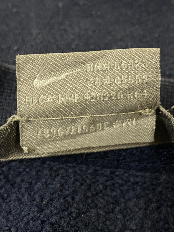 【現状渡し品】【メンズ】 NIKE ナイキ 00S LS SWEAT SHIRT スウェットシャツ 146-260721-zi-02-min サイズ：XL カラー：ネイビー 万代Net店