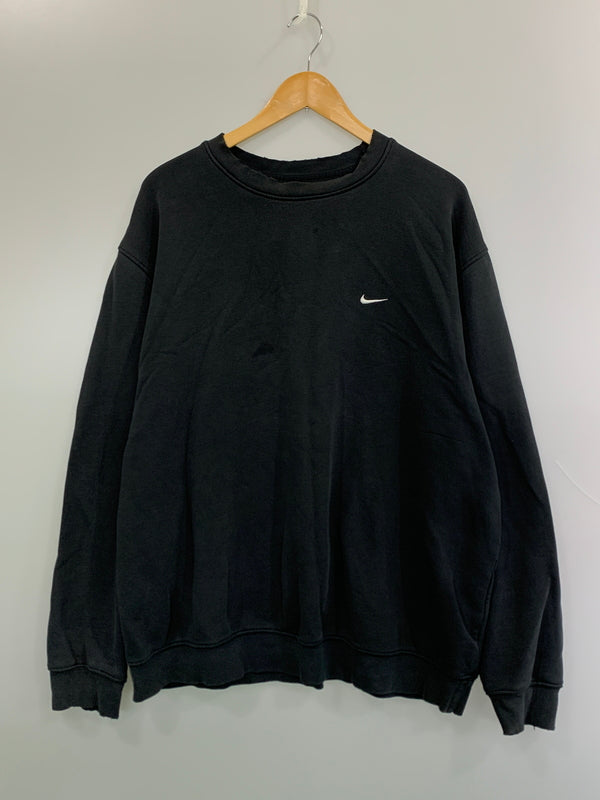 【現状渡し品】【メンズ】 NIKE ナイキ 00S LS SWEAT SHIRT 00年代 ロングスリーブ スウェット シャツ トップス トレーナー 長袖 146-260724-hu-05-min サイズ：XL カラー：グレー 万代Net店