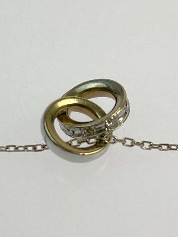 【中古品】【レディース】 4℃ ヨンドシー K18WG ネックレス 18金ホワイトゴールド アクセサリー 192-260723-jt-06-min カラー：ホワイトゴールド 万代Net店