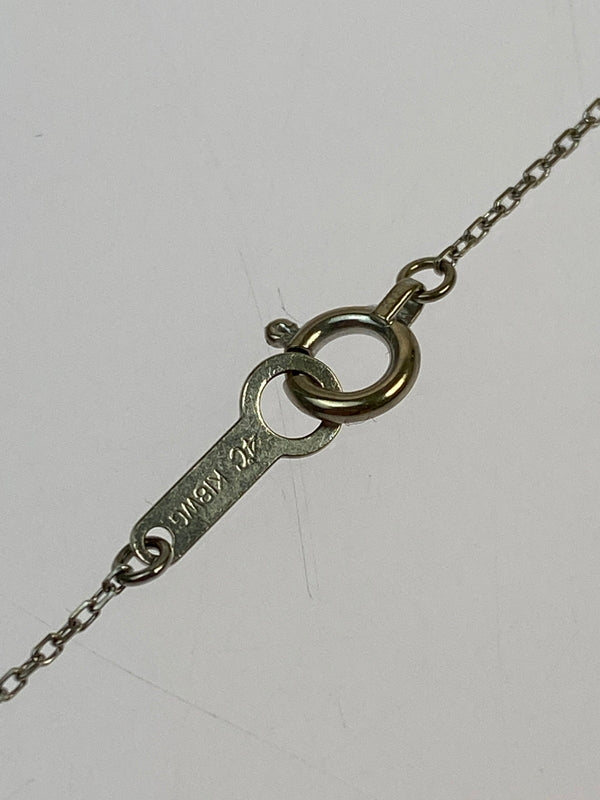 【中古品】【レディース】 4℃ ヨンドシー K18WG ネックレス 18金ホワイトゴールド アクセサリー 192-260723-jt-06-min カラー：ホワイトゴールド 万代Net店