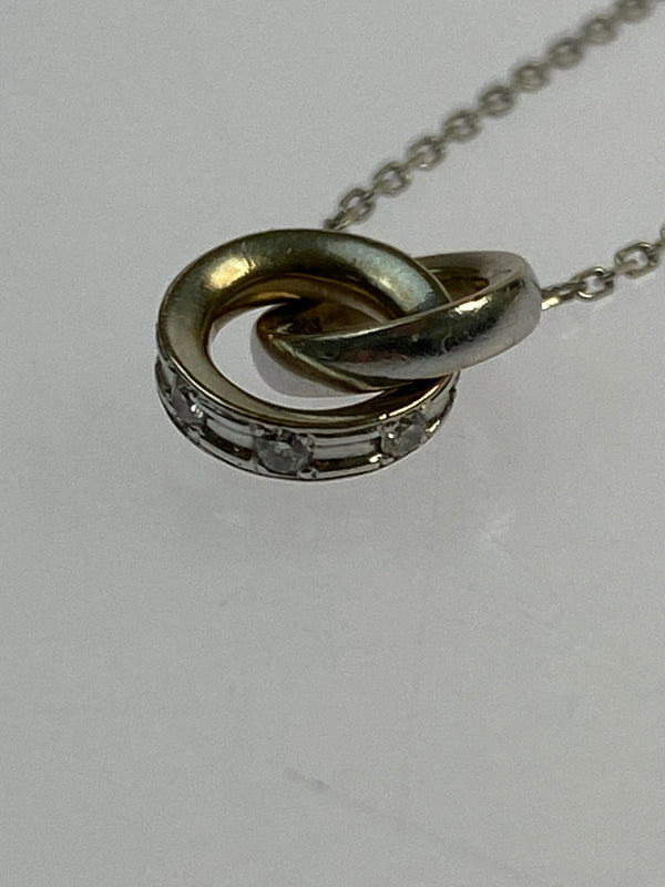 【中古品】【レディース】 4℃ ヨンドシー K18WG ネックレス 18金ホワイトゴールド アクセサリー 192-260723-jt-06-min カラー：ホワイトゴールド 万代Net店