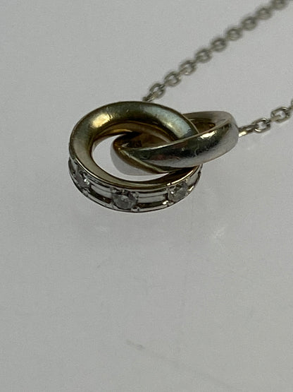 【中古品】【レディース】 4℃ ヨンドシー K18WG ネックレス 18金ホワイトゴールド アクセサリー 192-260723-jt-06-min カラー：ホワイトゴールド 万代Net店