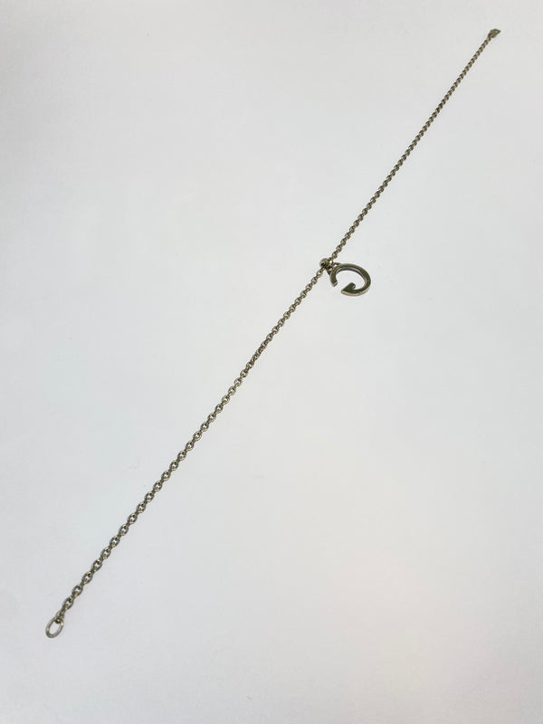【中古品】【メンズ/レディース】 GUCCI グッチ Gマーク ネックレス アクセサリー 182-260723-jt-03-min カラー：シルバー 万代Net店