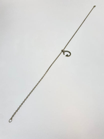 【中古品】【メンズ/レディース】 GUCCI グッチ Gマーク ネックレス アクセサリー 182-260723-jt-03-min カラー：シルバー 万代Net店