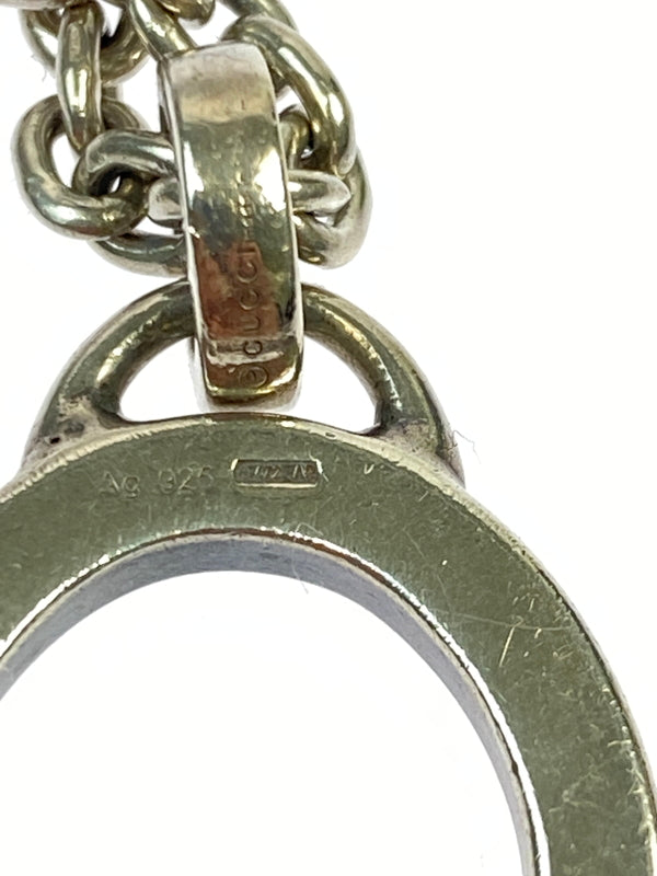 【中古品】【メンズ/レディース】 GUCCI グッチ Gマーク ネックレス アクセサリー 182-260723-jt-03-min カラー：シルバー 万代Net店