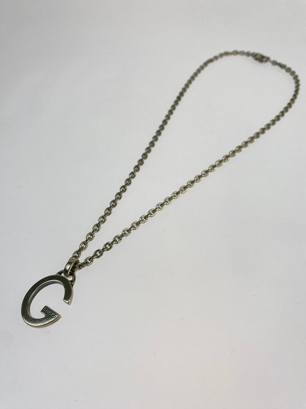 【中古品】【メンズ/レディース】 GUCCI グッチ Gマーク ネックレス アクセサリー 182-260723-jt-03-min カラー：シルバー 万代Net店