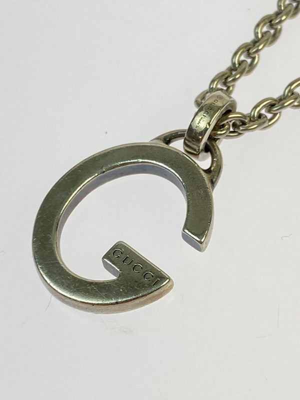【中古品】【メンズ/レディース】 GUCCI グッチ Gマーク ネックレス アクセサリー 182-260723-jt-03-min カラー：シルバー 万代Net店