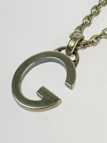 【中古品】【メンズ/レディース】 GUCCI グッチ Gマーク ネックレス アクセサリー 182-260723-jt-03-min カラー：シルバー 万代Net店