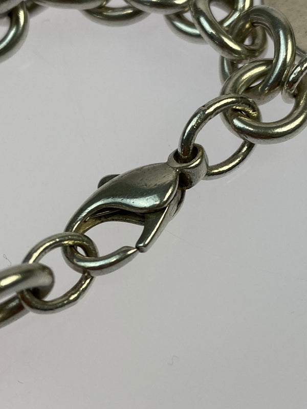 【中古品】【メンズ/レディース】 TIFFANY&CO ティファニー リターントゥ ラウンドタグ ブレスレット アクセサリー 182-260723-jt-02-min カラー：シルバー 万代Net店