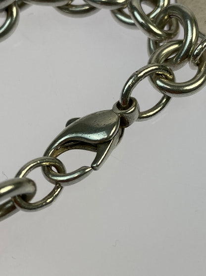 【中古品】【メンズ/レディース】 TIFFANY&CO ティファニー リターントゥ ラウンドタグ ブレスレット アクセサリー 182-260723-jt-02-min カラー：シルバー 万代Net店