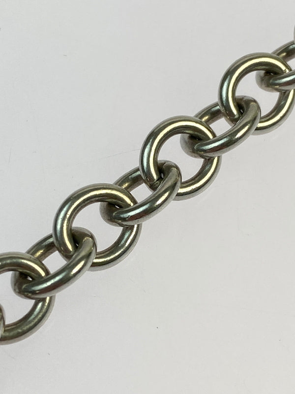 【中古品】【メンズ/レディース】 TIFFANY&CO ティファニー リターントゥ ラウンドタグ ブレスレット アクセサリー 182-260723-jt-02-min カラー：シルバー 万代Net店