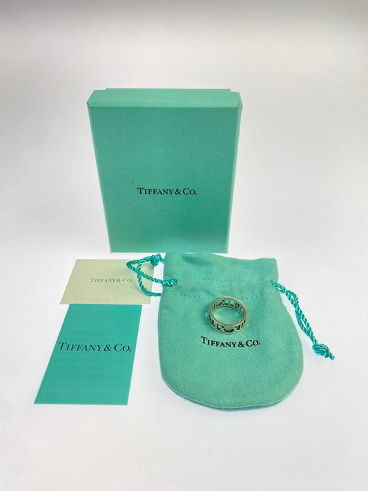 【中古品】【メンズ/レディース】 TIFFANY&CO ティファニー オープン アトラス リング 指輪 アクセサリー 182-260723-jt-01-min カラー：シルバー 11号 万代Net店