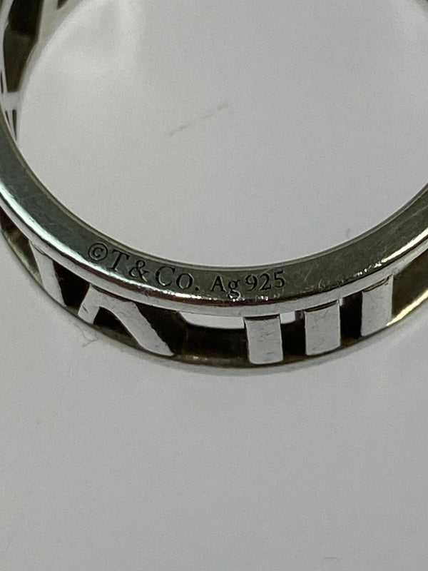 【中古品】【メンズ/レディース】 TIFFANY&CO ティファニー オープン アトラス リング 指輪 アクセサリー 182-260723-jt-01-min カラー：シルバー 11号 万代Net店