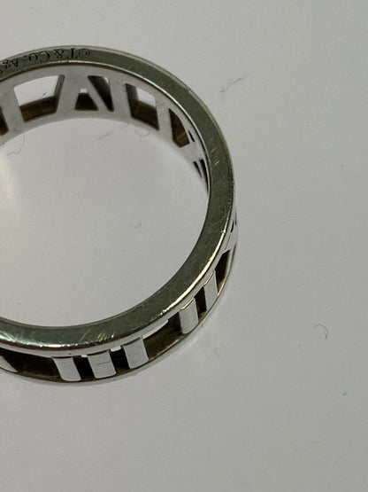 【中古品】【メンズ/レディース】 TIFFANY&CO ティファニー オープン アトラス リング 指輪 アクセサリー 182-260723-jt-01-min カラー：シルバー 11号 万代Net店
