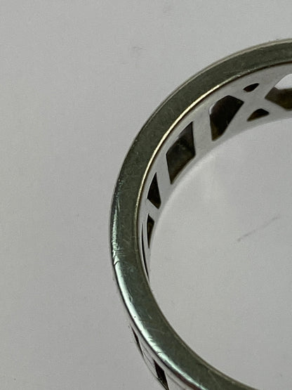 【中古品】【メンズ/レディース】 TIFFANY&CO ティファニー オープン アトラス リング 指輪 アクセサリー 182-260723-jt-01-min カラー：シルバー 11号 万代Net店