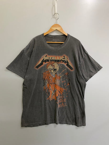 【現状渡し品】【メンズ】 USED ユーズド MARALLICA SS PRINT TEE プリント Tシャツ トップス 146-260721-zi-04-min サイズ：L カラー：グレー 万代Net店