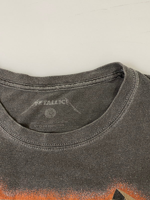 【現状渡し品】【メンズ】 USED ユーズド MARALLICA SS PRINT TEE プリント Tシャツ トップス 146-260721-zi-04-min サイズ：L カラー：グレー 万代Net店