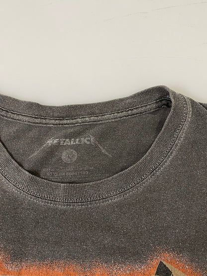 【現状渡し品】【メンズ】 USED ユーズド MARALLICA SS PRINT TEE プリント Tシャツ トップス 146-260721-zi-04-min サイズ：L カラー：グレー 万代Net店
