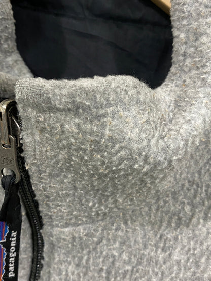 【中古品】【メンズ】 PATAGONIA パタゴニア REVERSIBLE GLISSADE PULLOVER 30273 90S USA製 リバーシブル グリセード プルオーバー メンズ アウター ナイロン フリース 144-260724-jt-01-min サイズ：M カラー：ブラック/グレー 万代Net店