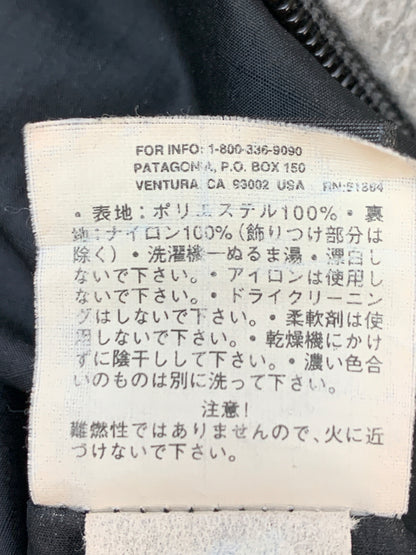 【中古品】【メンズ】 PATAGONIA パタゴニア REVERSIBLE GLISSADE PULLOVER 30273 90S USA製 リバーシブル グリセード プルオーバー メンズ アウター ナイロン フリース 144-260724-jt-01-min サイズ：M カラー：ブラック/グレー 万代Net店