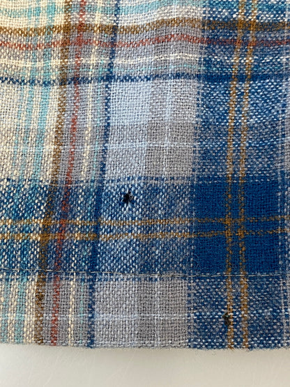 【中古品】【メンズ】 PENDLETON テンダーロイン WOOL PLAID LOOP SHIRT 70S ウール プレイド ループシャツ 70年代 メンズ 長袖シャツ ヴィンテージ 144-260720-em-86-min サイズ：Ｓ カラー：ブルー系 万代Net店