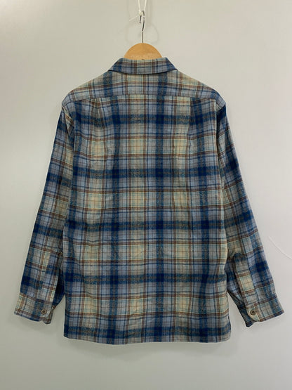 【中古品】【メンズ】 PENDLETON テンダーロイン WOOL PLAID LOOP SHIRT 70S ウール プレイド ループシャツ 70年代 メンズ 長袖シャツ ヴィンテージ 144-260720-em-86-min サイズ：Ｓ カラー：ブルー系 万代Net店