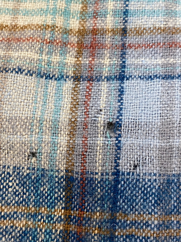 【中古品】【メンズ】 PENDLETON テンダーロイン WOOL PLAID LOOP SHIRT 70S ウール プレイド ループシャツ 70年代 メンズ 長袖シャツ ヴィンテージ 144-260720-em-86-min サイズ：Ｓ カラー：ブルー系 万代Net店