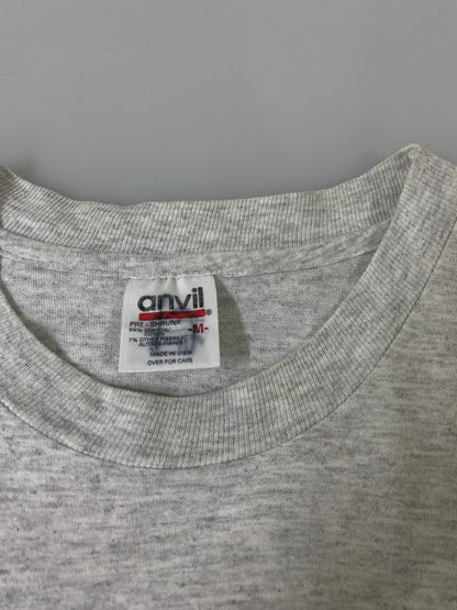 【中古品】【メンズ】 ANVIL アンビル USA製 90S SS PRINT TEE プリント Tシャツ トップス 146-260721-zi-03-min サイズ：M カラー：グレー 万代Net店
