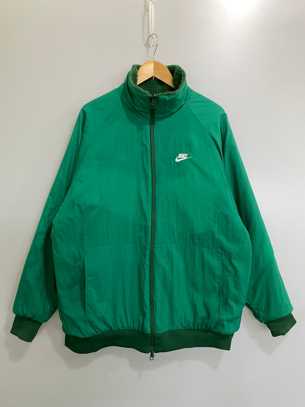 【中古品】【メンズ】 NIKE ナイキ BQ6546-341 BIG SWOOSH REVERSIBLE BOA JACKET リバーシブル ボア ジャケット アウター 148-260721-zi-10-min サイズ：3XL カラー：グリーン 万代Net店