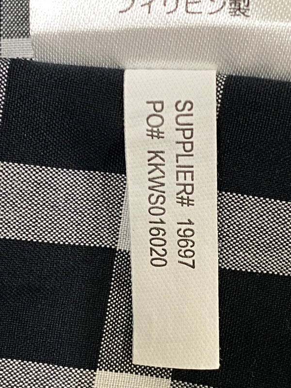 【中古品】【メンズ】 POLO RALPH LAUREN ポロ・ラルフローレン CLASSIC FIT GINGHAM CHECK BD SS SHIRT 半袖 シャツ トップス 146-260721-zi-05-min サイズ：L カラー：ブラック/ホワイト 万代Net店