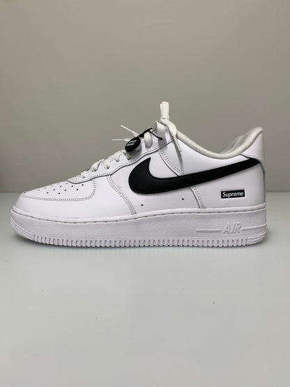 【中古品】【メンズ】 SUPREME シュプリーム × NIKE ナイキ AIR FORCE 1 LOW CU9225-102 エアフォース1 ロー スニーカー メンズ シューズ 靴 160-260723-em-14-min サイズ：28.0cm カラー：WHITE BLACK 万代Net店