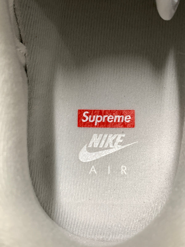 【中古品】【メンズ】 SUPREME シュプリーム × NIKE ナイキ AIR FORCE 1 LOW CU9225-102 エアフォース1 ロー スニーカー メンズ シューズ 靴 160-260723-em-14-min サイズ：28.0cm カラー：WHITE BLACK 万代Net店