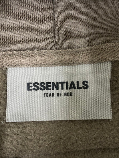 【中古品】【メンズ】 FOG ESSENTIALS エフオージーエッセンシャルズ 090233 LOGO HOODED ロゴ フーデッド 142-260721-zi-07-min サイズ：XL カラー：ライトブラウン系 万代Net店