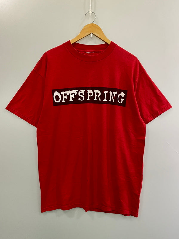 【中古品】【メンズ】 OFFSPRING オフスプリング 90S TOUR TEE 90年代 ツアー Tシャツ パンクロック メンズ トップス 半袖 146-260720-em-85-min カラー：レッド 万代Net店