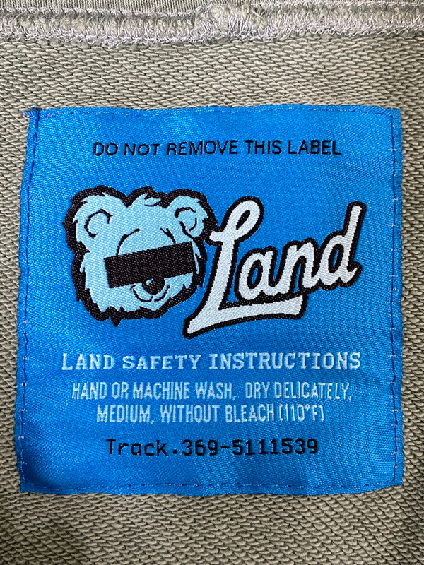 【中古品】【メンズ】 LAND BY MILKBOY ランドバイミルクボーイ 60231203 PULLOVER HOODIE プルオーバーフーディ 140-260721-zi-15-min サイズ：不明 カラー：グリーン 万代Net店