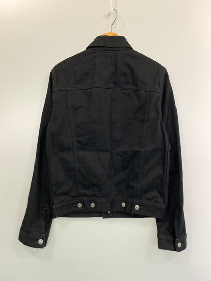 【中古品】【メンズ】 ACNE アクネ STUDIOS BLA KONST TRUCKER DENIM JACKET ストゥディオズ ブロ コンスト トラッカー デニム ジャケット メンズ アウター 141-260723-em-54-min サイズ：46 180-92A カラー：ブラック 万代Net店