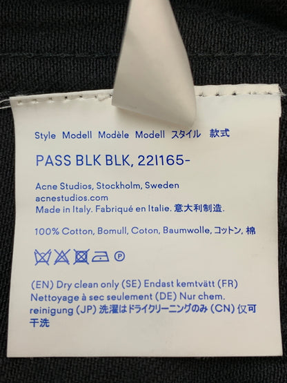 【中古品】【メンズ】 ACNE アクネ STUDIOS BLA KONST TRUCKER DENIM JACKET ストゥディオズ ブロ コンスト トラッカー デニム ジャケット メンズ アウター 141-260723-em-54-min サイズ：46 180-92A カラー：ブラック 万代Net店