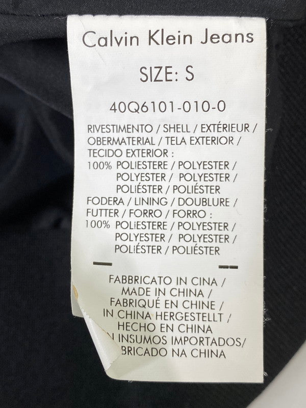 【中古品】【メンズ】 CALVIN KLEIN JEANS カルバンクラインジーンズ 40Q6101-010-0 ZIP UP JACKET ジップアップジャケット 141-260721-zi-14-min サイズ：S カラー：ブラック 万代Net店