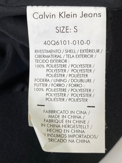 【中古品】【メンズ】 CALVIN KLEIN JEANS カルバンクラインジーンズ 40Q6101-010-0 ZIP UP JACKET ジップアップジャケット 141-260721-zi-14-min サイズ：S カラー：ブラック 万代Net店