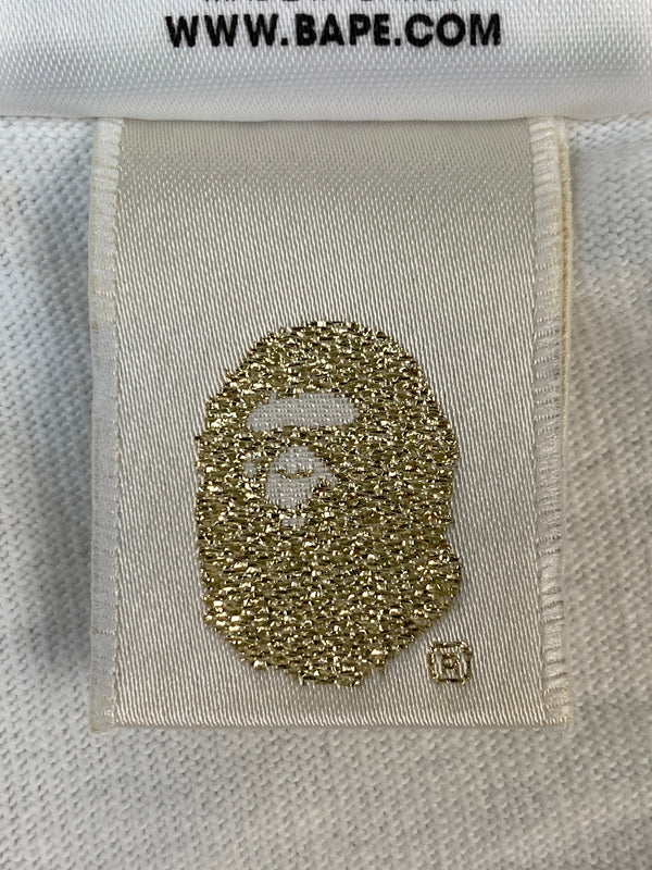 【中古品】【メンズ】 A BATHING APE アベイシングエイプ APE GENERALS PRINT TEE ジェネラル プリントT 半袖Tシャツ 半袖TEE 142-260815-ta-26-min サイズ：M カラー：ホワイト 万代Net店
