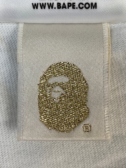 【中古品】【メンズ】 A BATHING APE アベイシングエイプ APE GENERALS PRINT TEE ジェネラル プリントT 半袖Tシャツ 半袖TEE 142-260815-ta-26-min サイズ：M カラー：ホワイト 万代Net店