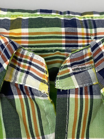 【現状渡し品】【メンズ】 STUSSY ステューシー CHECK SHIRT チェックシャツ トップス 142-260813-zi-41-min サイズ：M カラー：ライトグリーン 万代Net店