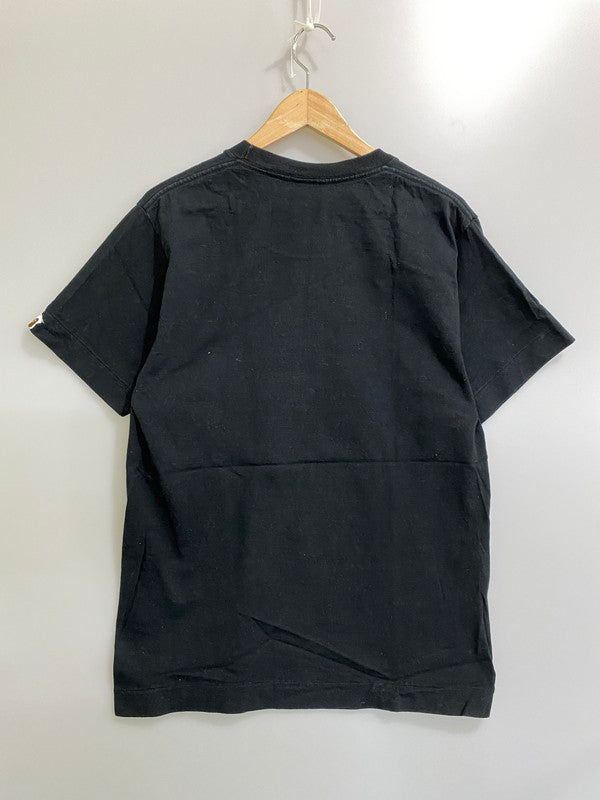 【中古品】【メンズ】 A BATHING APE アベイシングエイプ 90'S CAPTAIN LOGO TEE Tシャツ トップス 142-260721-zi-13-min サイズ：M カラー：ブラック 万代Net店
