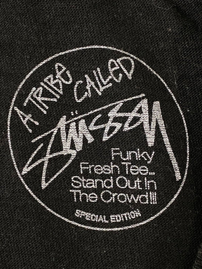 【中古品】【メンズ】 STUSSY ステューシー × SASQUATCH FABRIX. サスクワァッチファブリックス PRINT TEE プリント 半袖 Tシャツ 142-260721-zi-12-min サイズ：M カラー：ブラック 万代Net店